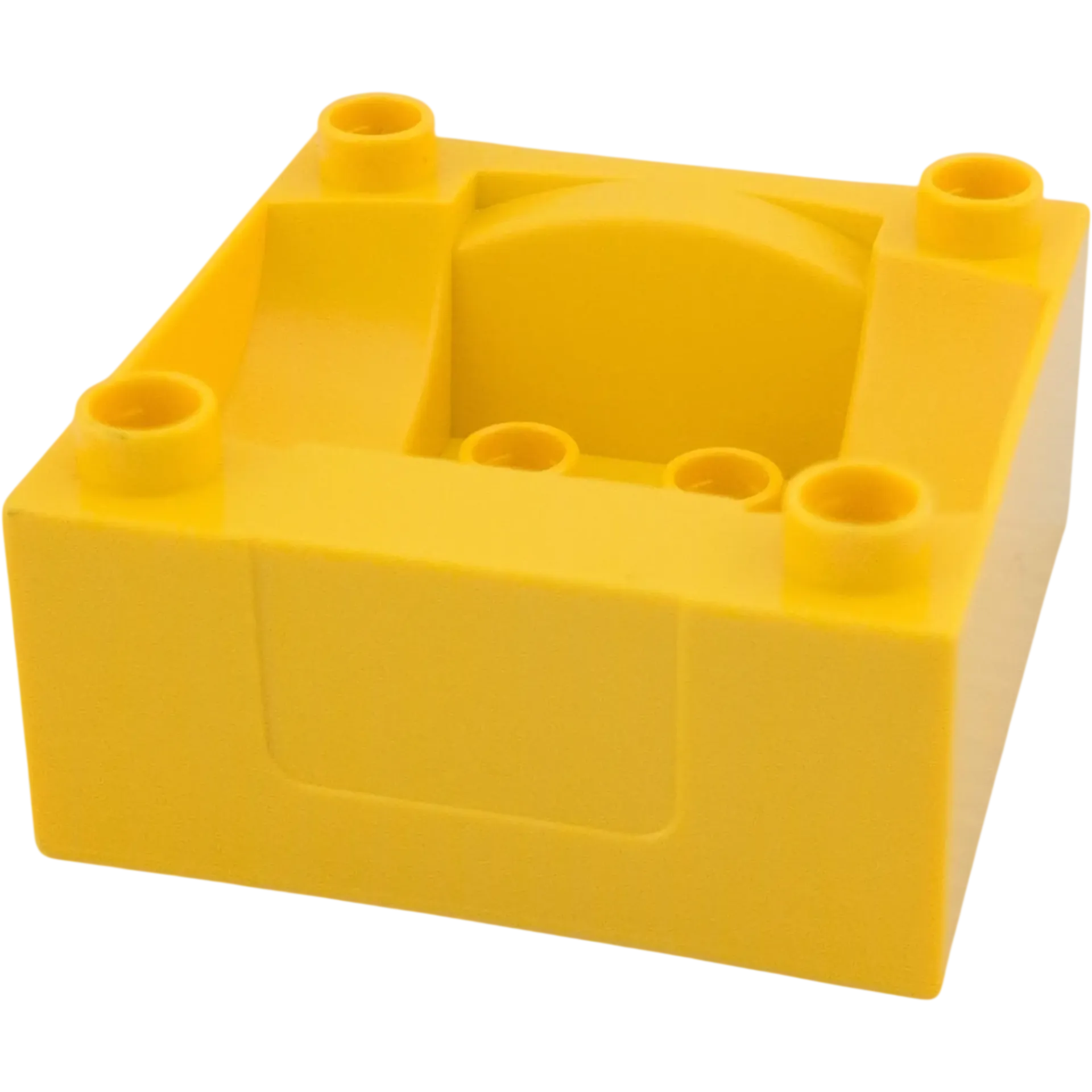 Lego Duplo Führerhaus Zug-Waggon / Abteil-Basis 4x4 – Gelb mit 