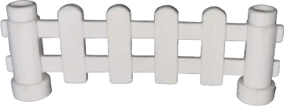 Lego Duplo Zaun Weiß Jägerzaun