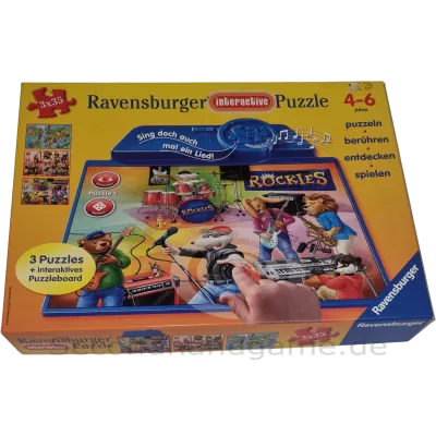 Ravensburger interactive  Puzzle 3x35 Teile 075041 Welt der Musik 