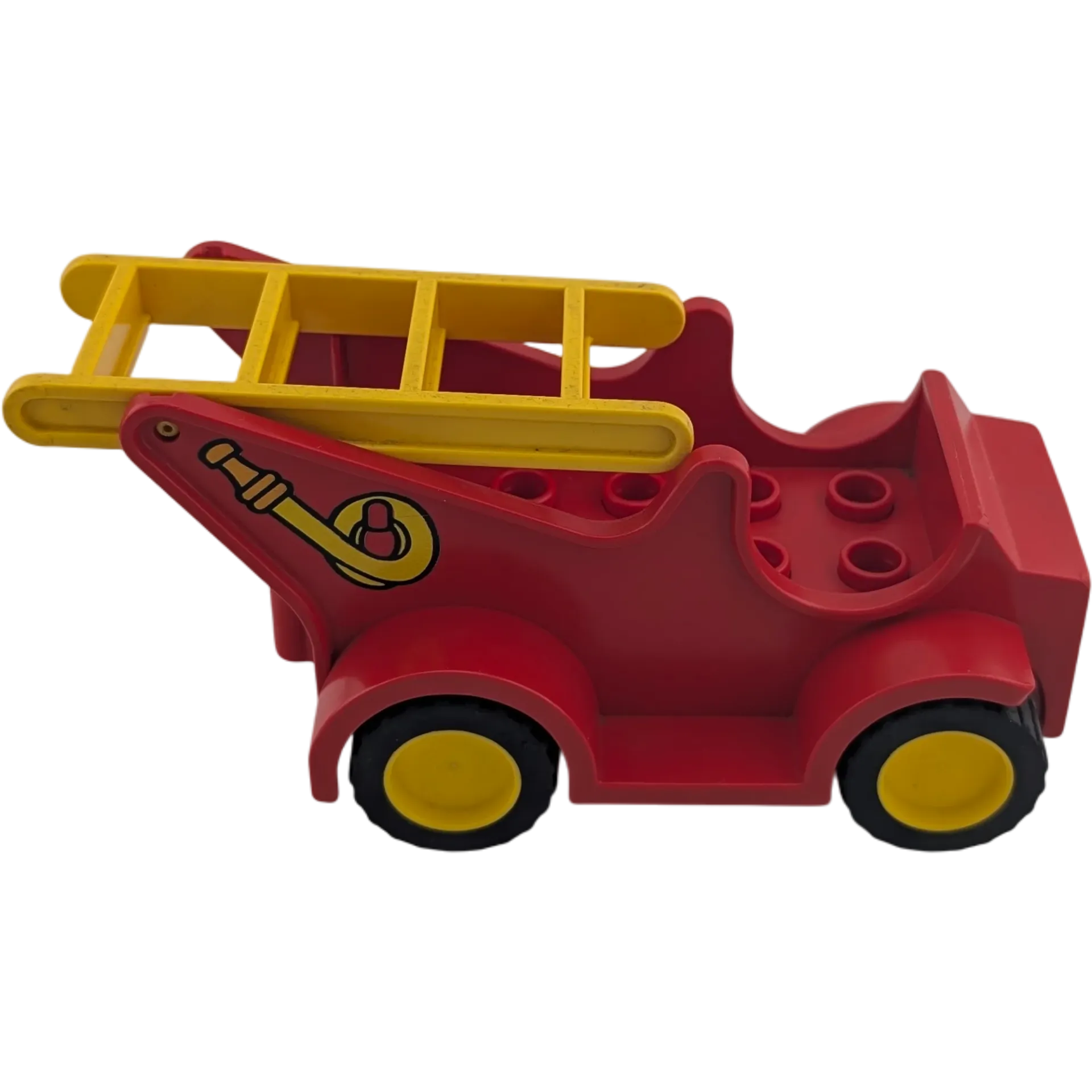 Lego Duplo Auto Rot Feuerwehrauto 4251 mit gelber Leiter