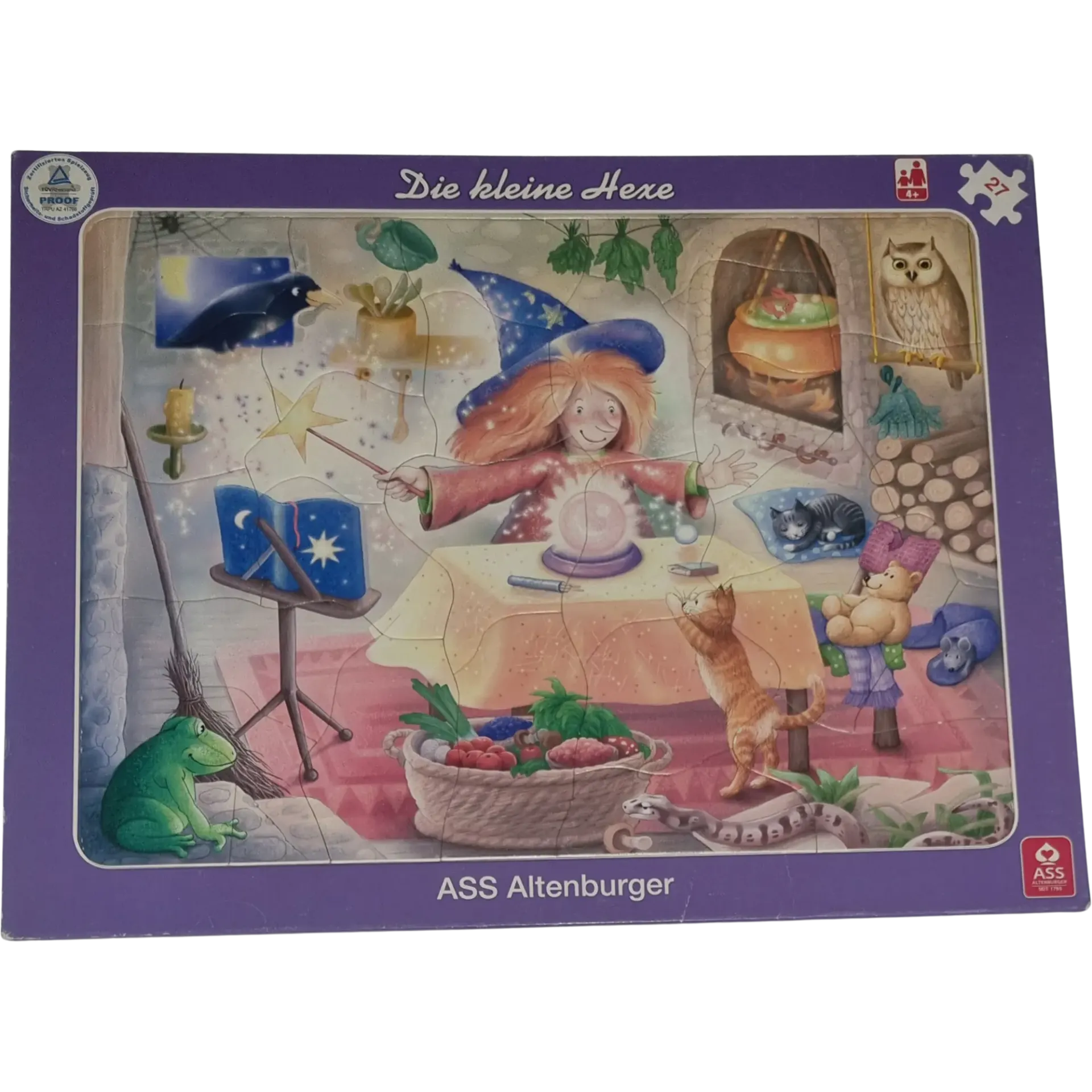 ASS Rahmenpuzzle Die kleine Hexe 27 Teile