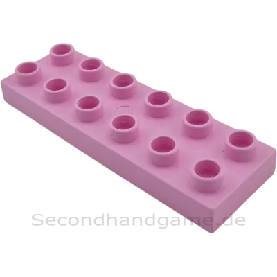 Lego Duplo 98233 Platte 2x6 Rosa