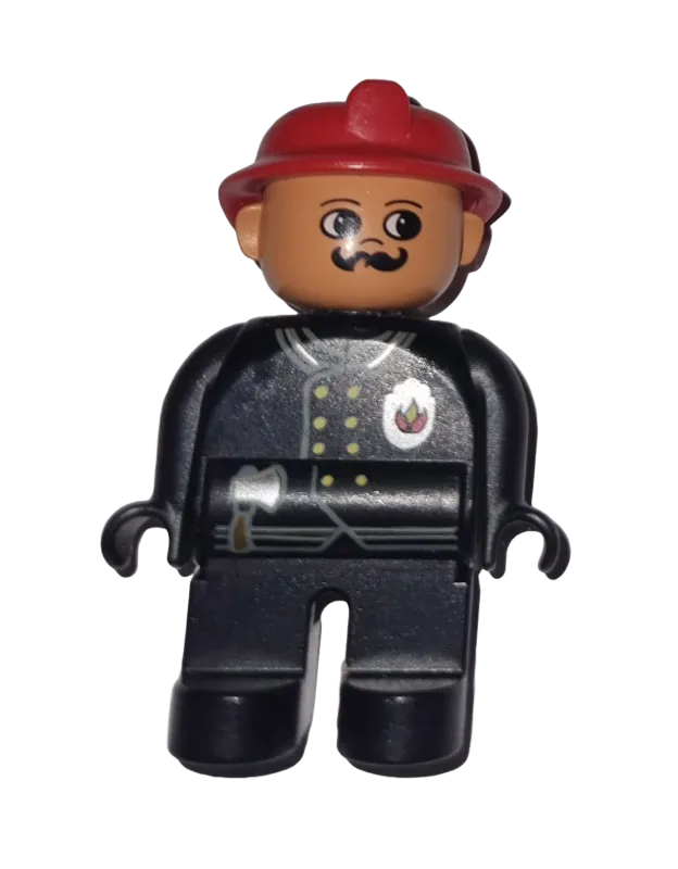 Lego Duplo Figur Feuerwehrmann 47394 Helm Rot