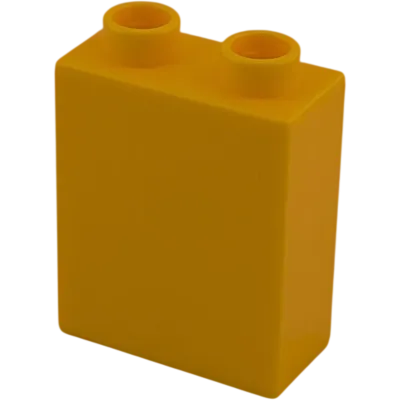 Lego Duplo 4066 Stein 1x2x2 Gelborange