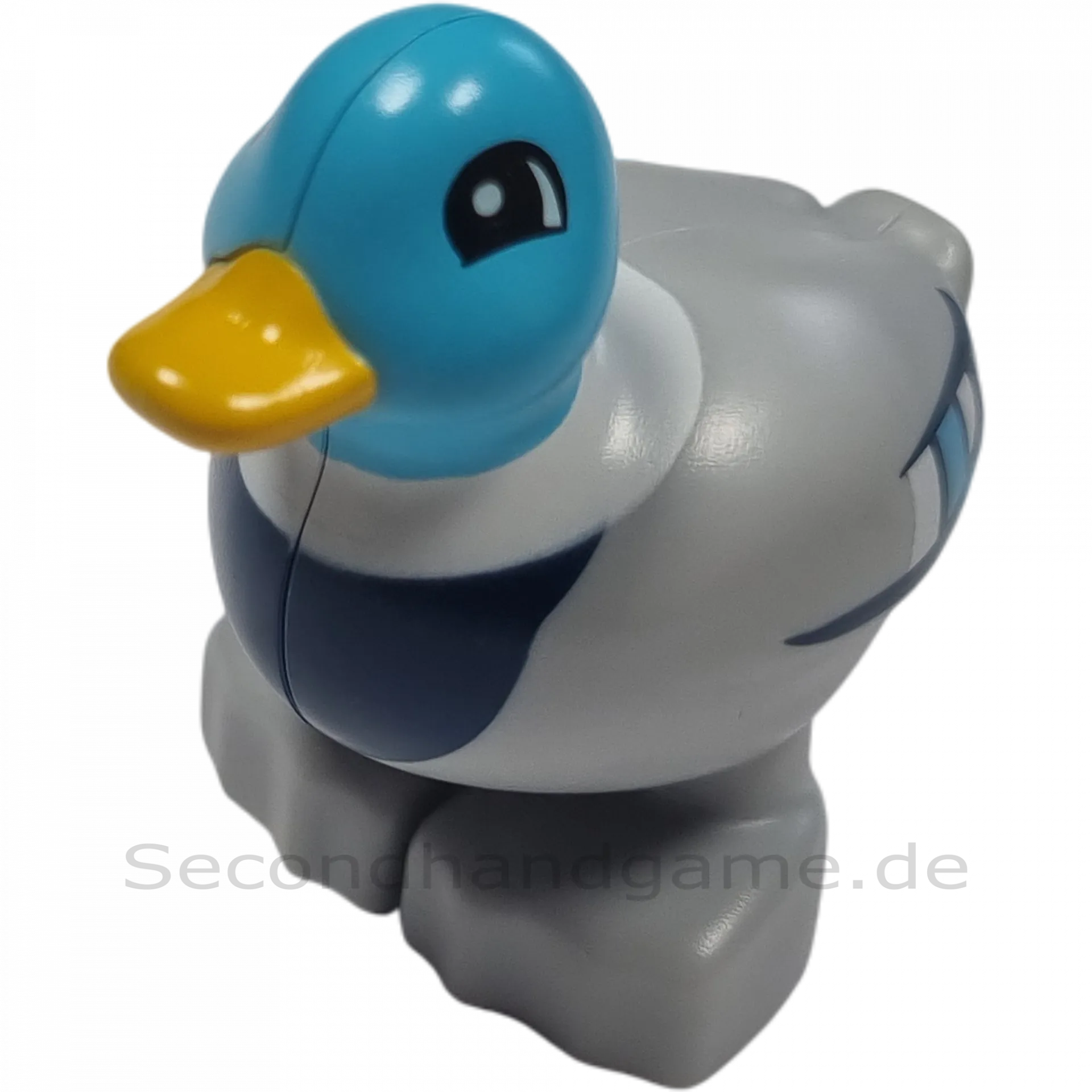 Lego Duplo 10X1 Ente Grau Blau Weiß