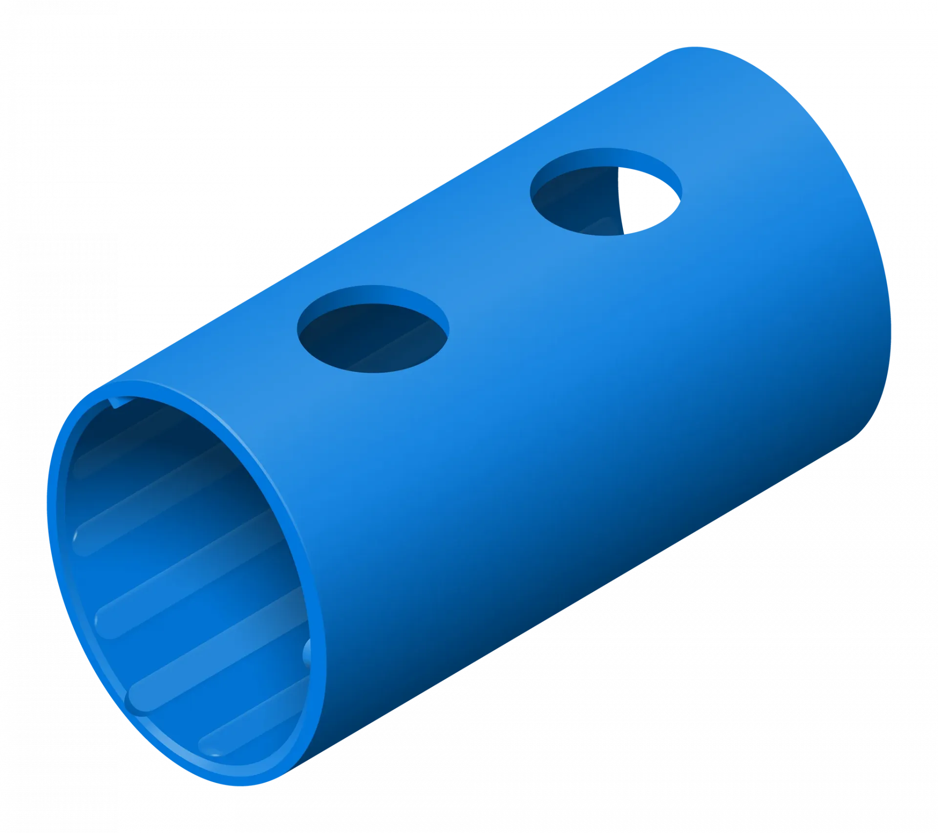 QUADRO Rohr 10cm Blau 00012