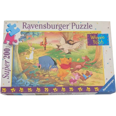 Ravensburger Puzzle Super 200 Teile Winnie the Pooh Das Wetthüpfen 126743
