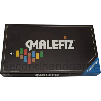 Ravensburger Malefiz Spiel Braune Ausgabe von 1982