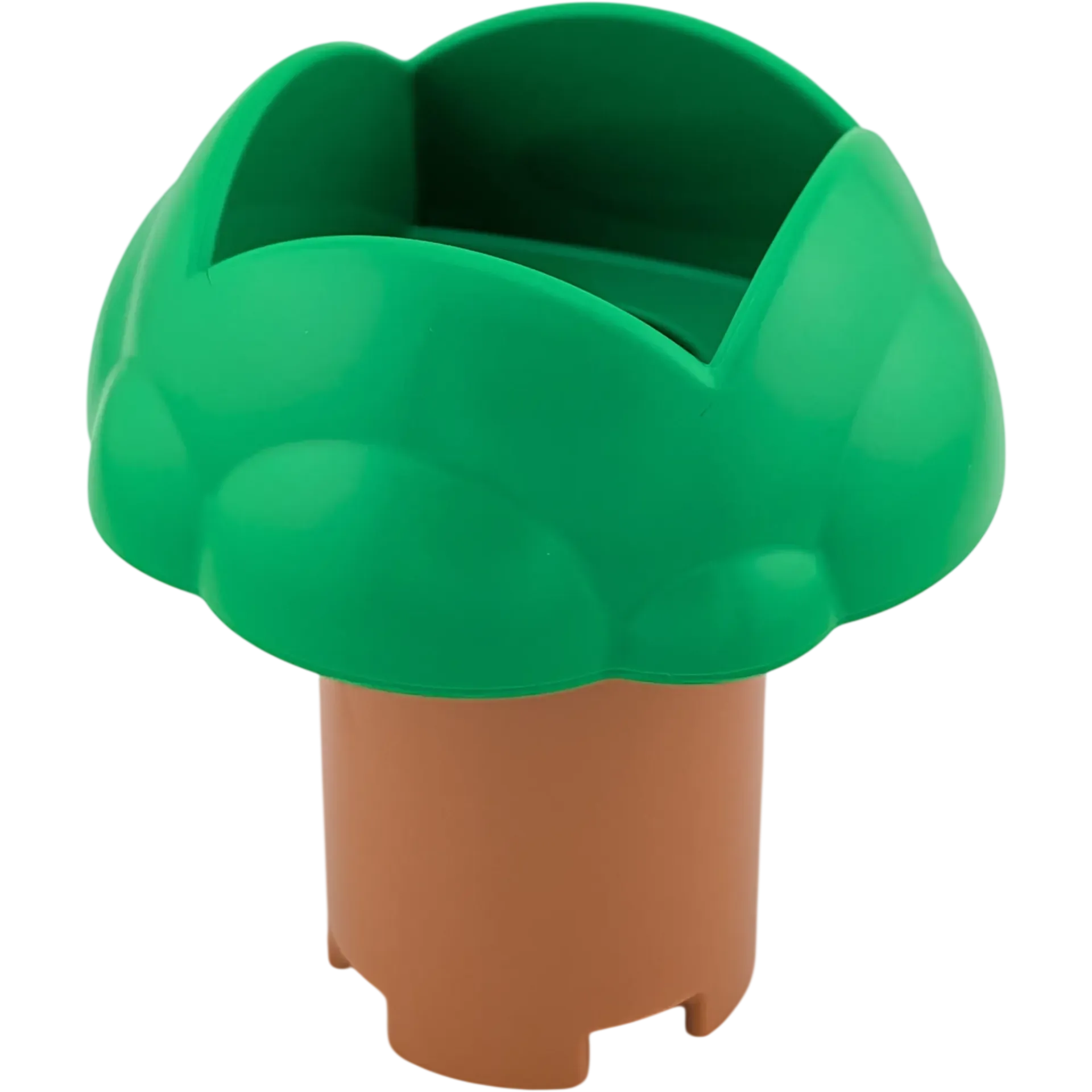 Lego Duplo Baum zweiteilig Braun und Mittelgrün