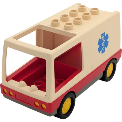 Lego Duplo Krankenwagen Rot Weiß Medizin