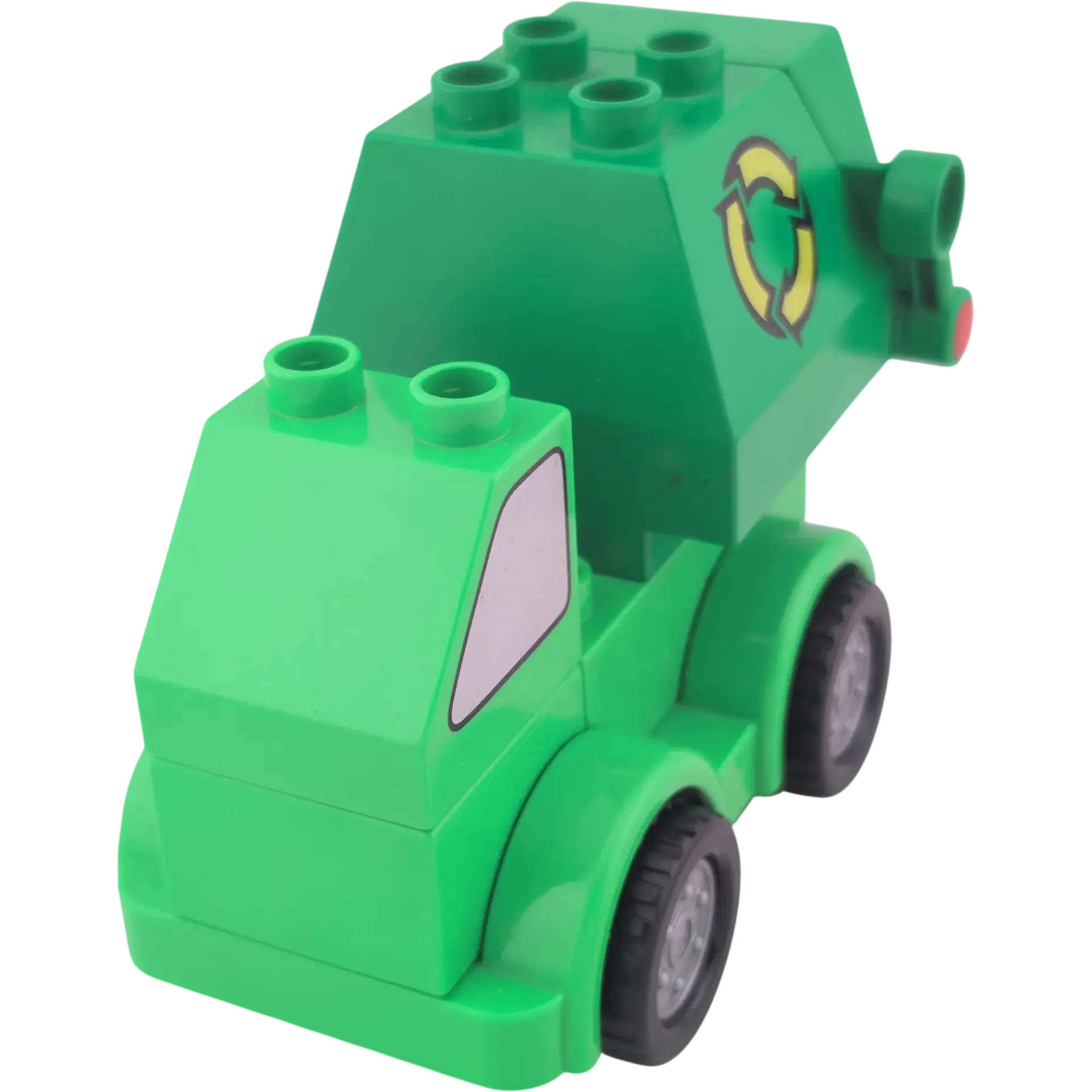 Lego Duplo Müllauto Grün mit Recyclingzeichen