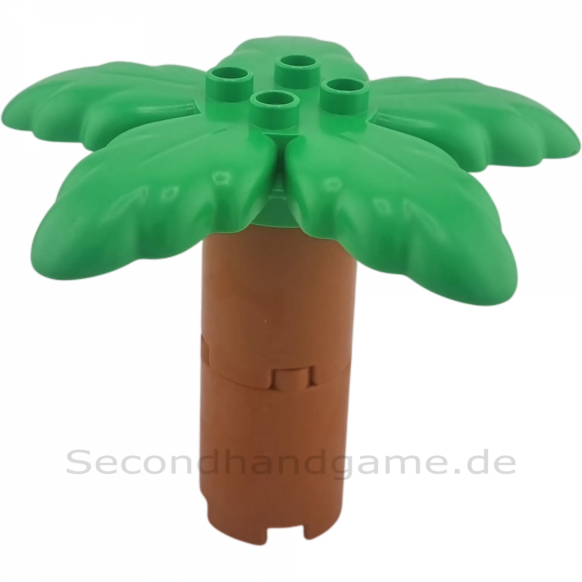 Lego Duplo Palme Stamm Dunkelbraun Mittelgrüne Blätter