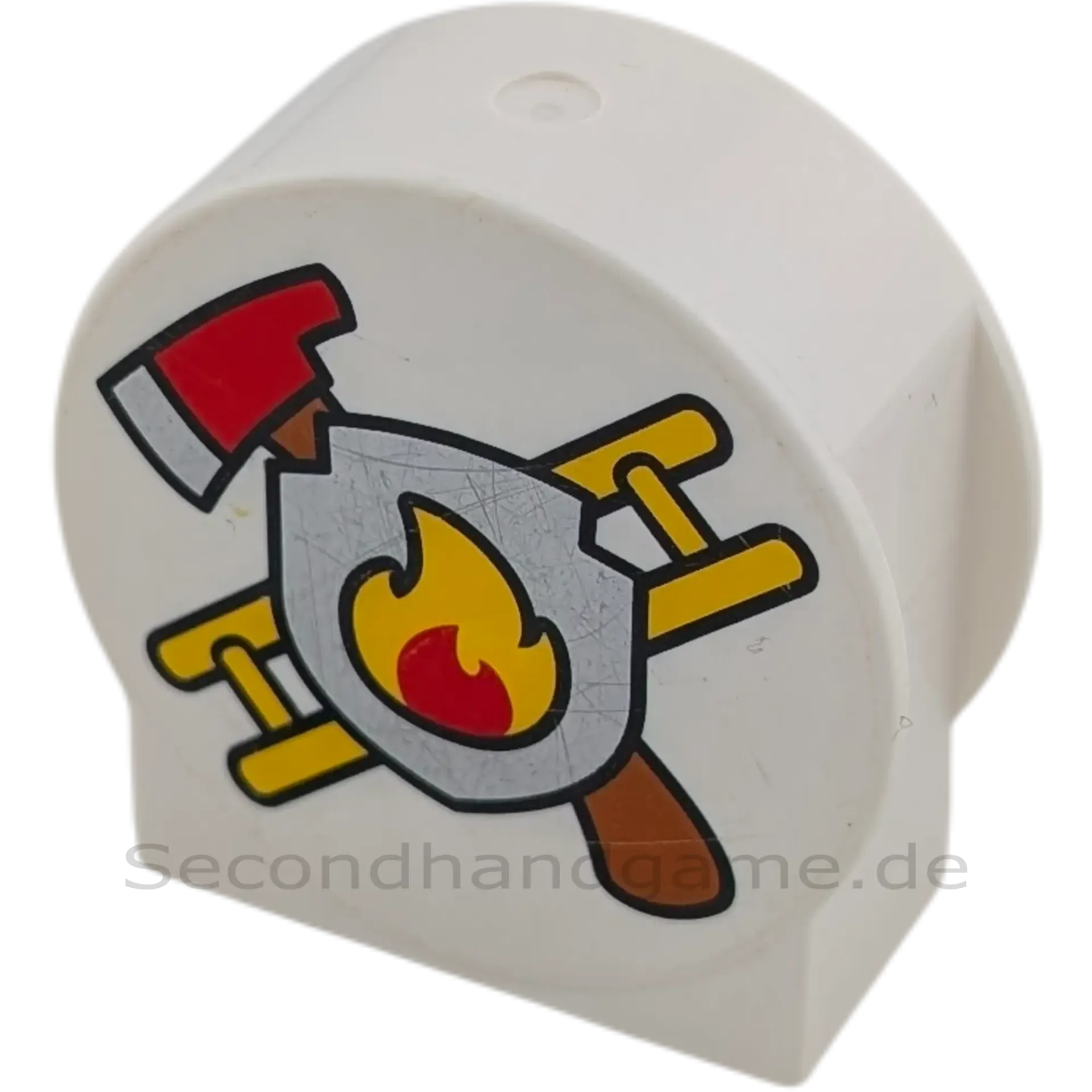 Lego Duplo 14222 Rund Feuerwehrlogo Axt Leiter Feuer
