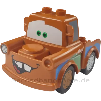 Lego Duplo Disney Cars Hooks Braunes Auto braun silberne Felgen