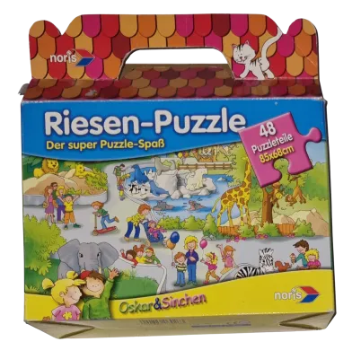 Noris Riesen-Puzzle 48 Teile Oskar & Sinchen 606036926 Bodenpuzzle