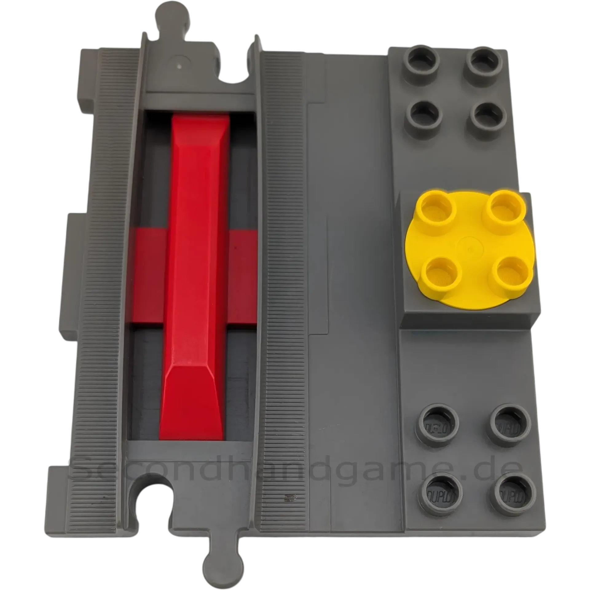 Lego Duplo Weiche Dunkelgrau Schienenwechsler Gerade