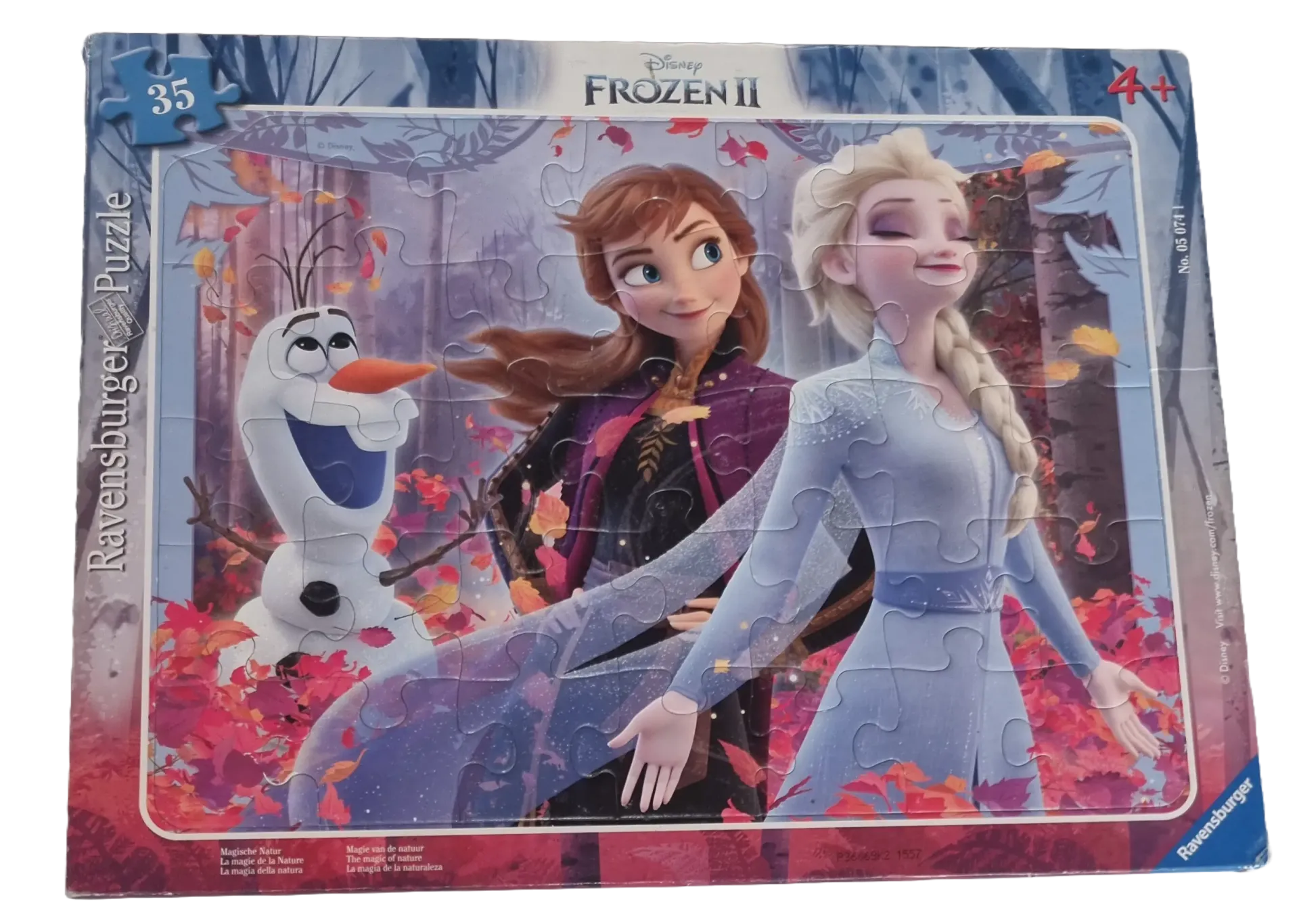 Ravensburger Disney Frozen 2 Rahmenpuzzle 35 Teile 050741 Magische Natur
