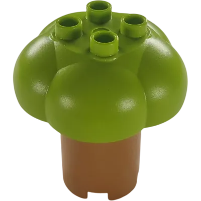 Lego Duplo Baum zweiteilig Braun und Hellgrün