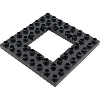 LEGO Duplo 51705 Bauplatte 8x8 Öffnung für Falltür Burg Schwarz