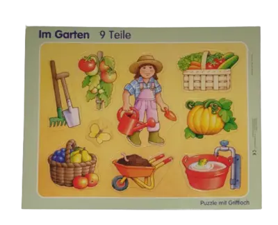 Bookmark Verlag Rahmenpuzzle Im Garten ab 18 Monate