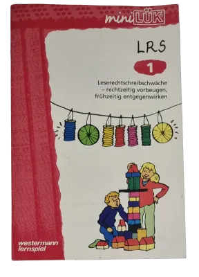 Mini Lük LRS 1  Leserechtschreibschwäche