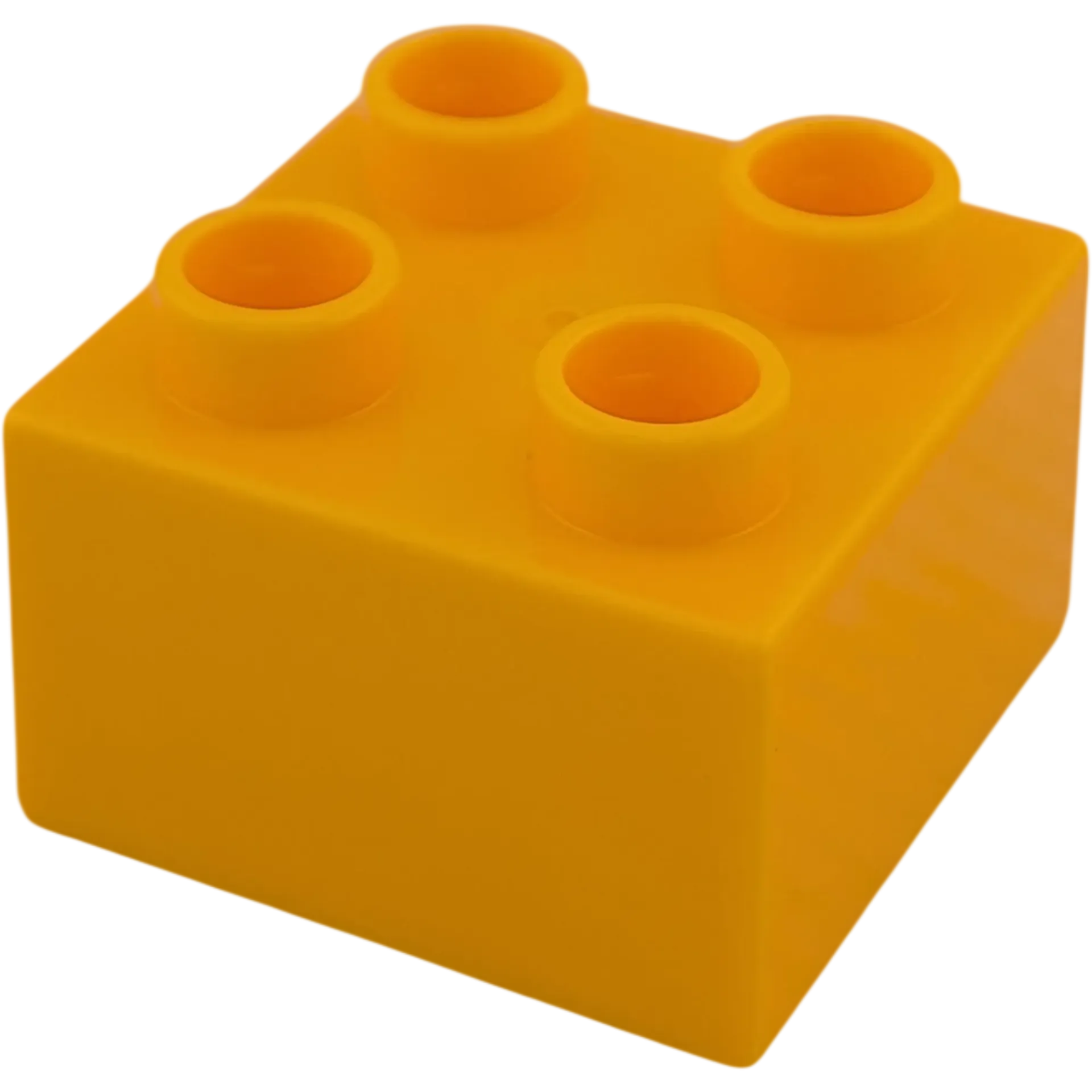 Lego Duplo 2x2 Stein 3437 Hell Gelborange