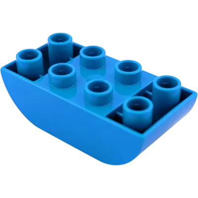 Lego Duplo 98224 Dachstein 2x4 Abgerundet Mittelblau