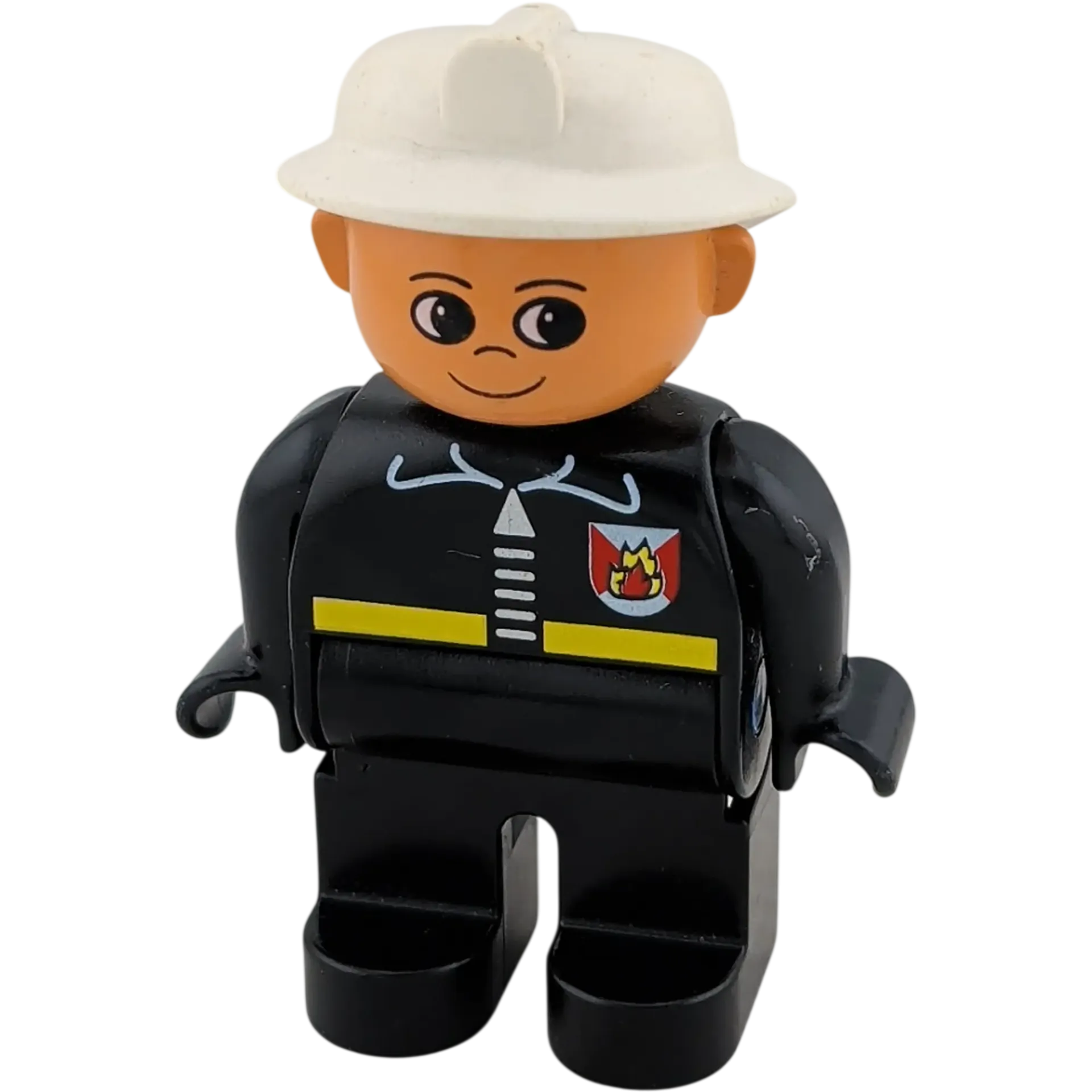 Lego Duplo Figur Feuerwehrmann 47394 Helm weiß Brandmeister