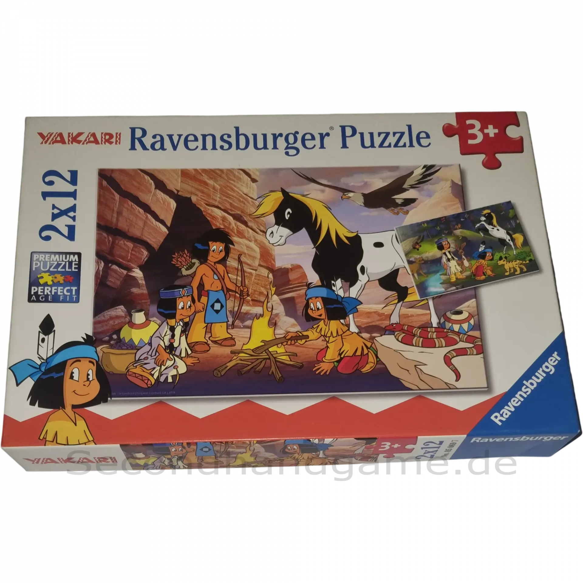 Ravensburger Premium Puzzle 2 x 12 Teile 050697 Unterwegs mit Yakari