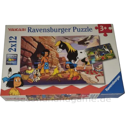 Ravensburger Premium Puzzle 2 x 12 Teile 050697 Unterwegs mit Yakari