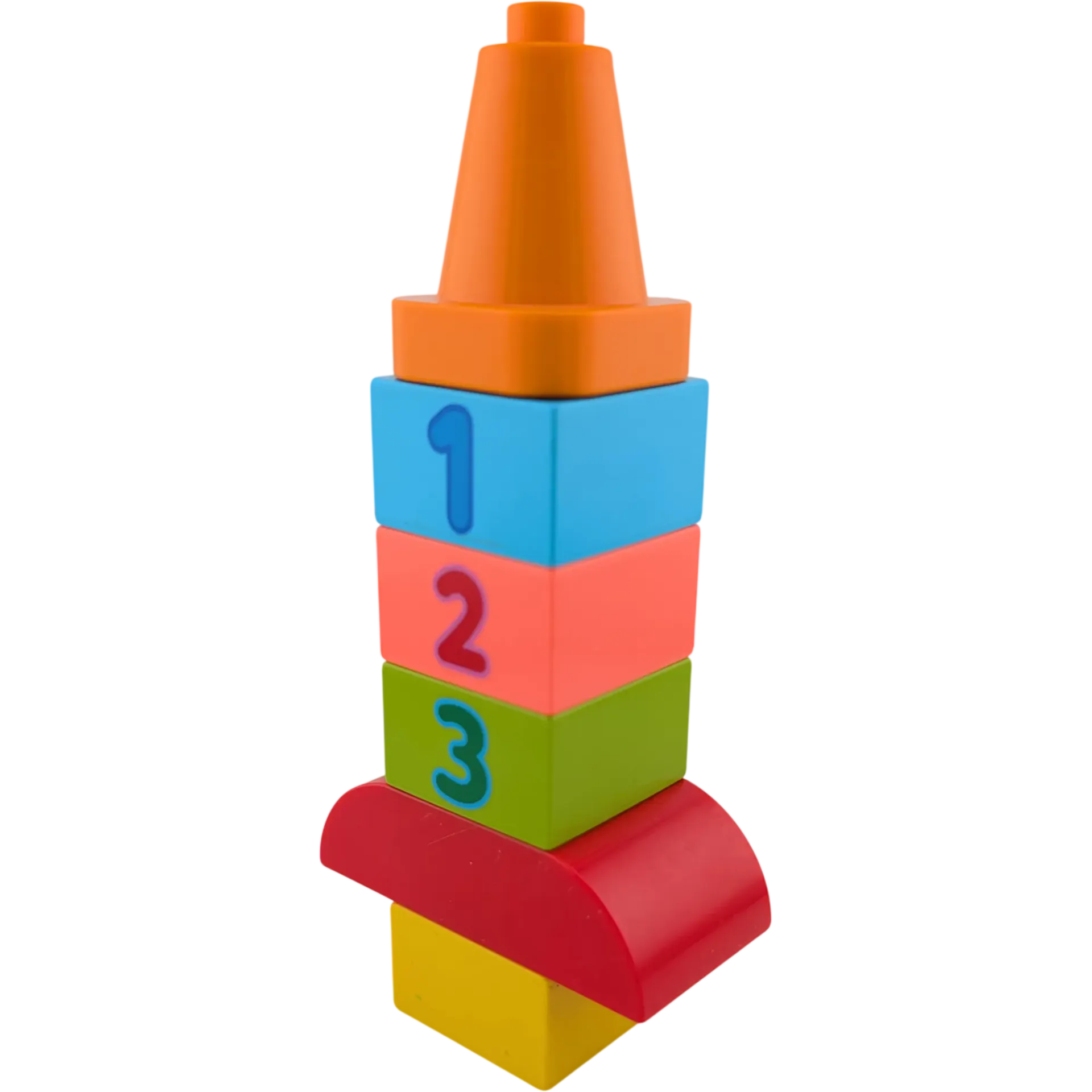 Lego Duplo Rakete Eins Zwei Drei bestehend aus 6 Steinen
