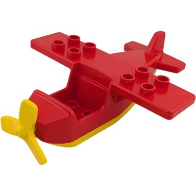 Lego Duplo Flugzeug Rot Gelb