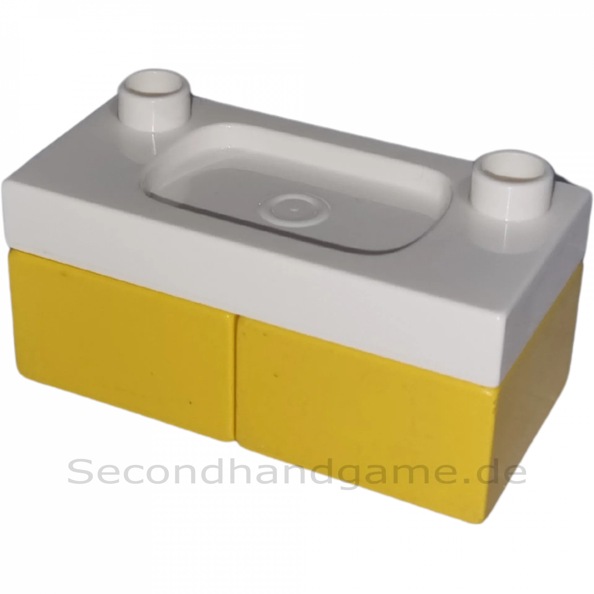 Lego Duplo Waschbecken Spüle Weiß Gelb