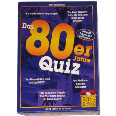 Spiel Spass Das 80er Jahre Quiz