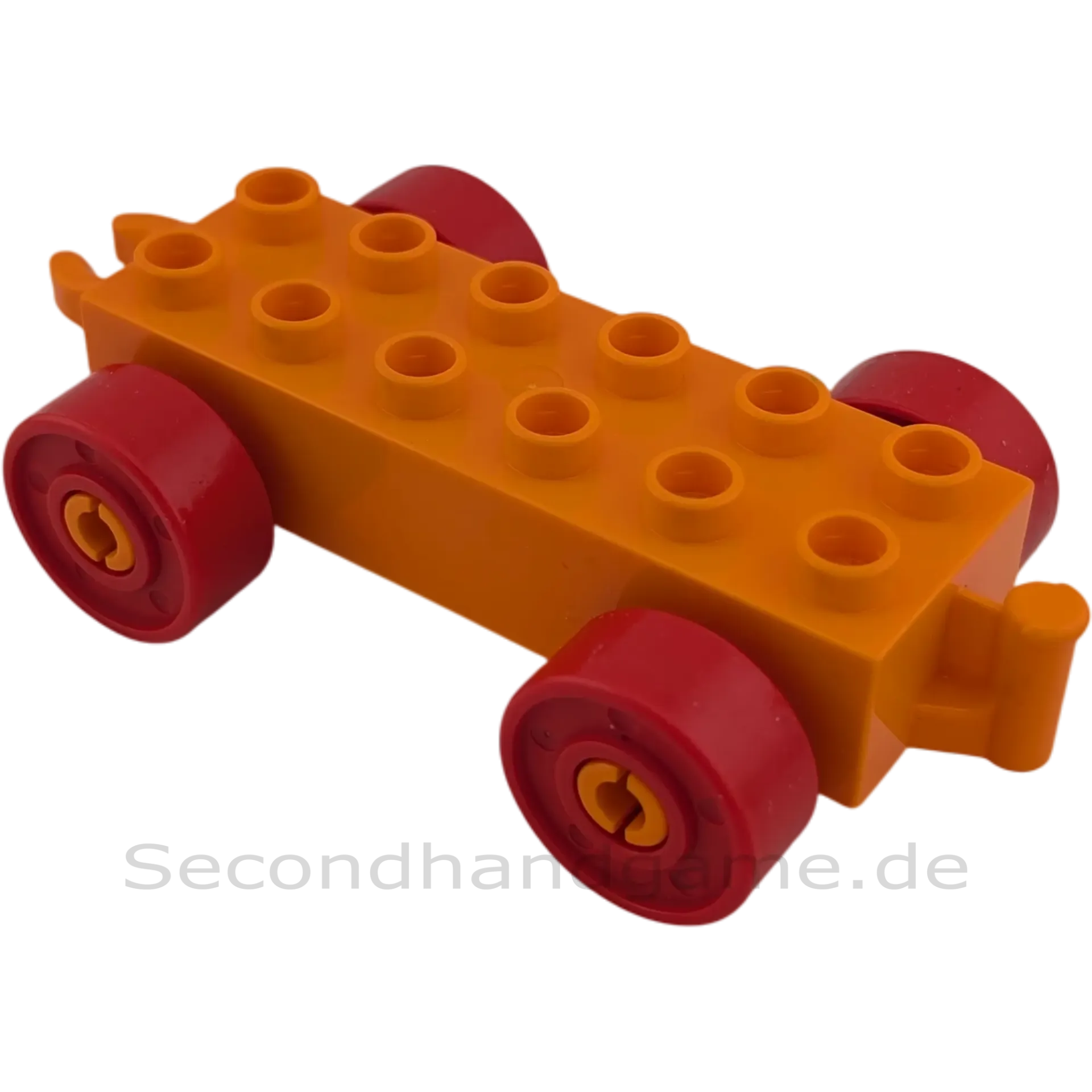 Lego Duplo Eisenbahn Anhänger Orange Rot