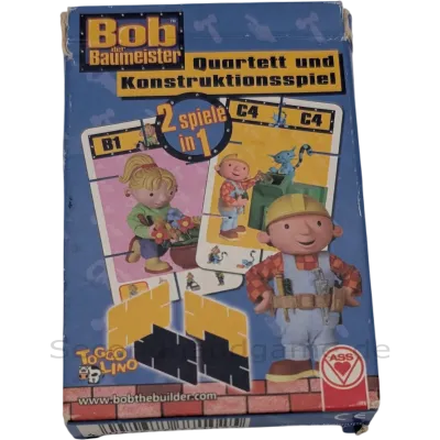 ASS Bob der Baumeister Quartett und Konstruktionsspiel, ab 3 Jahren