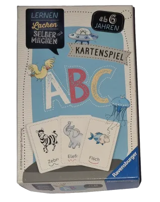 Ravensburger Lernen Lachen selber machen Kartenspiel ABC 803477