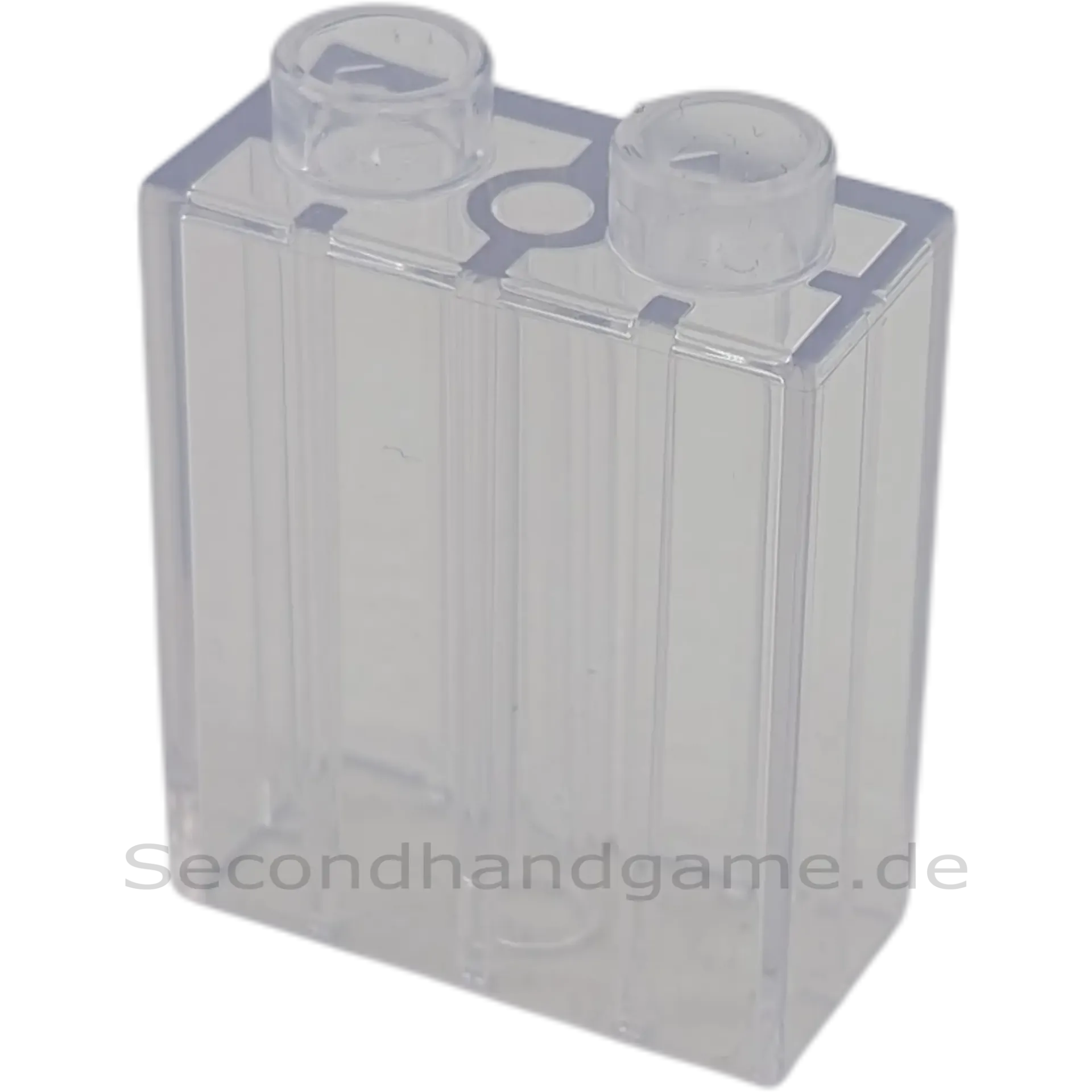 Lego Duplo 4066 Stein 1x2x2 Transparent Glasstein