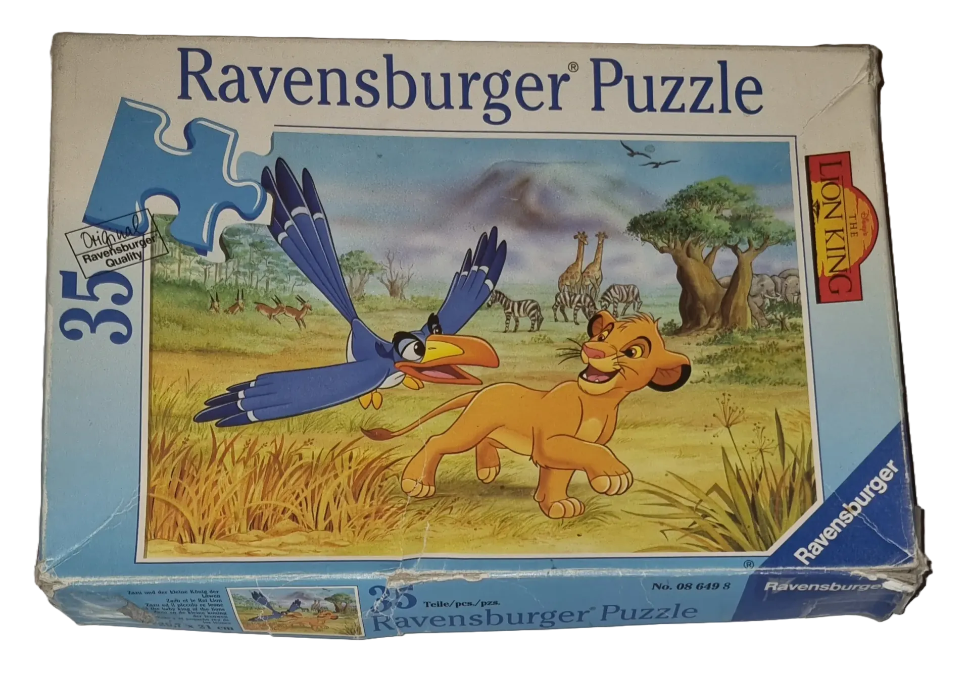 Ravensburger Puzzle 35 Teile 086498 Zazu und der kleine König der Löwen