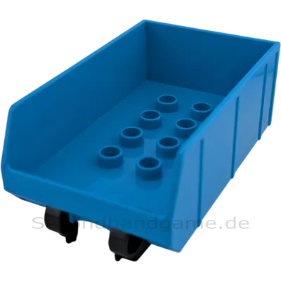 Lego Duplo 13607 Anhänger Aufsatz Container Azur Lang Kippbar