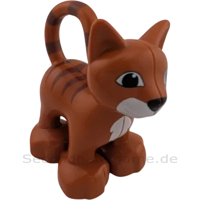 Lego Duplo Katze getigert gestreifte Katze