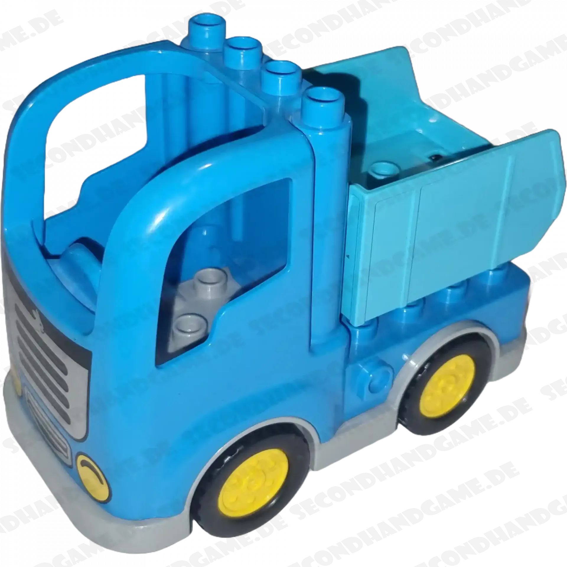 Lego Duplo Lastwagen Mittelblau mit Container