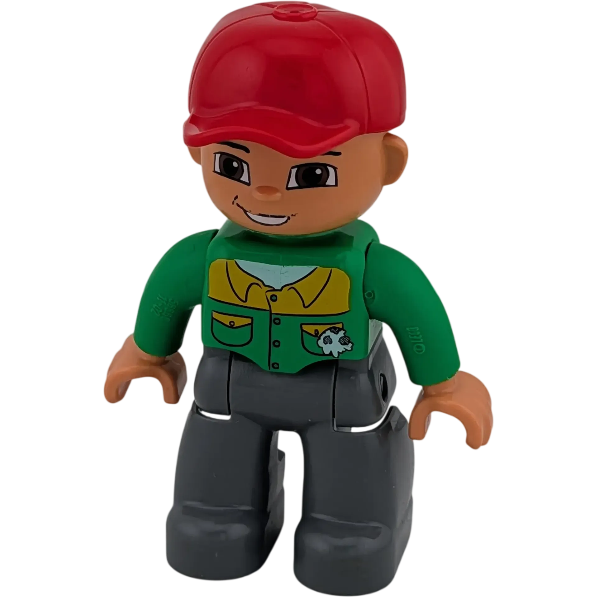 Lego Duplo Figur Mann 47394 Teenager mit grünem Hemd roter Cape