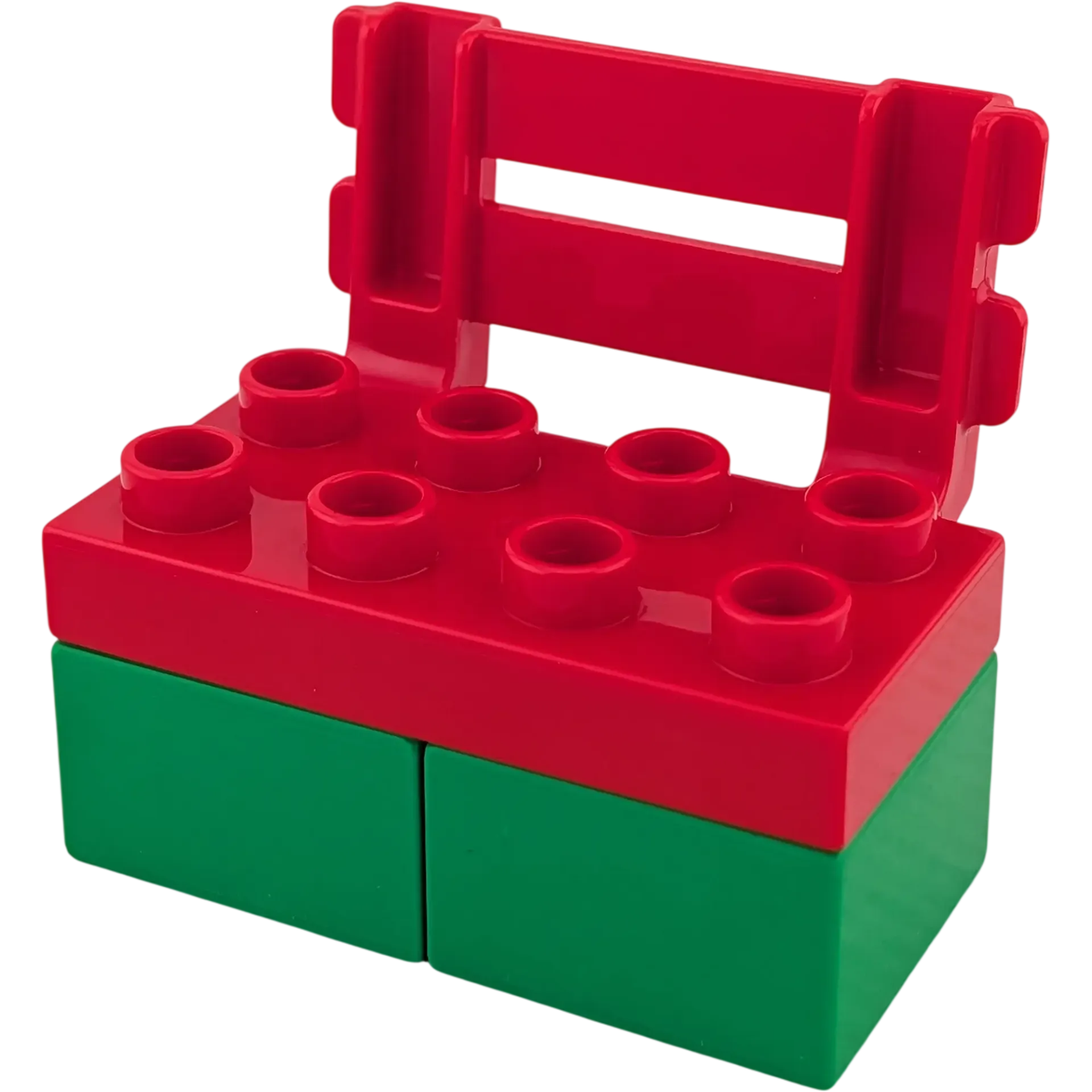Lego Duplo 4850 Parkbank Sitzbank Rot Mittelgrün