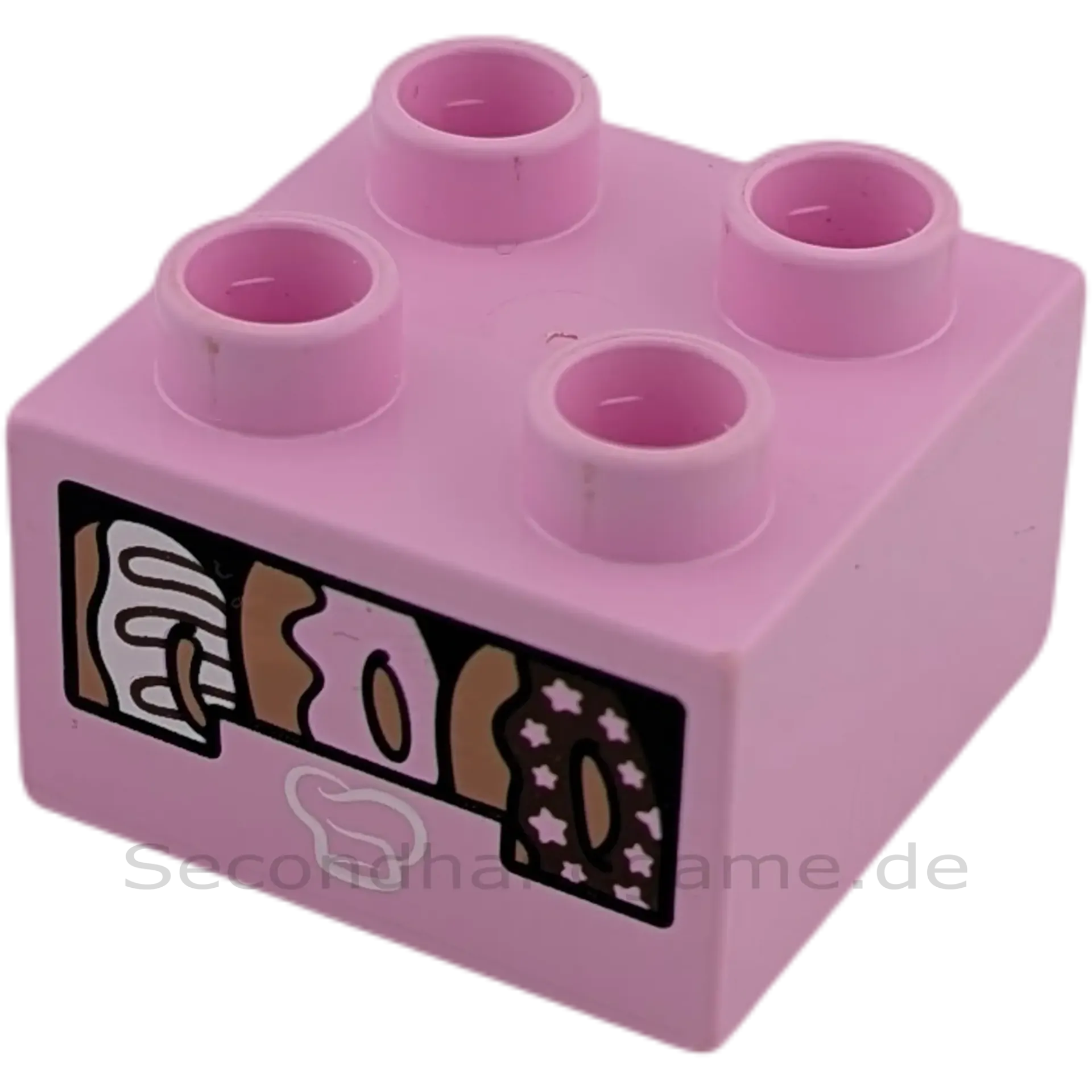 Lego Duplo 2x2 Stein Rosa Donuts 3437
