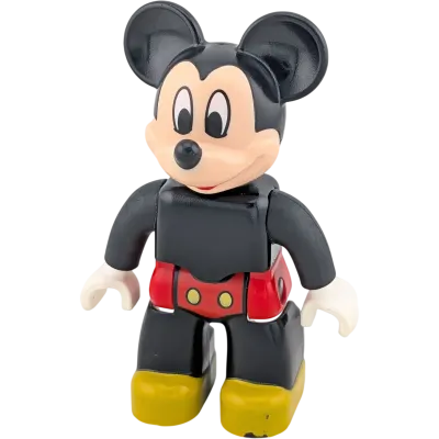 Lego Duplo Disney Mickey Mouse Schwarz Rot ohne Kleidung