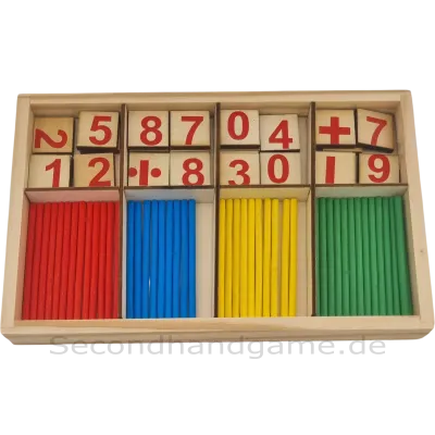 Legespiel Rechenspiel bis 40 Holz 