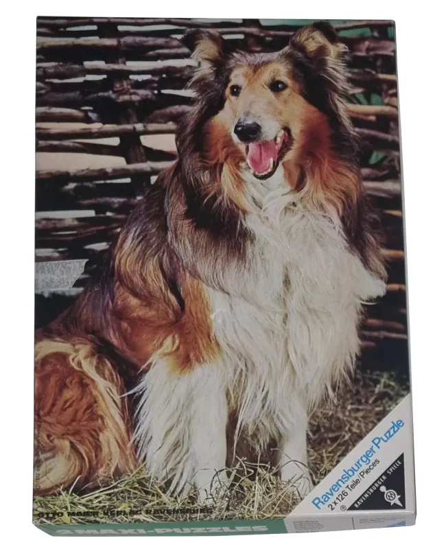 Ravensburger Puzzle 2 x 126 Teile Collie/Pferd 6235881