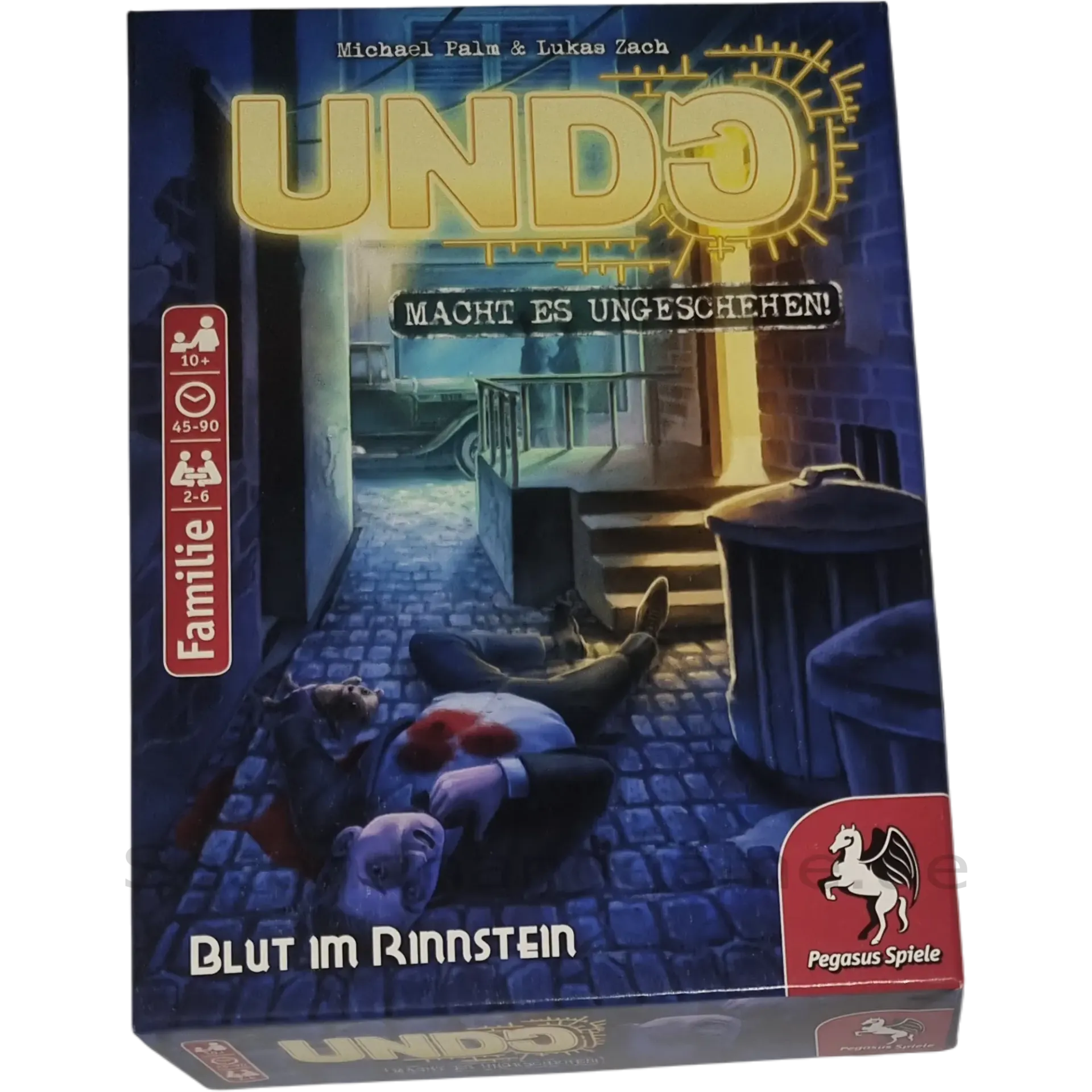 Pegasus Spiele UNDO macht es ungeschehen! Blut im Rinnstein ab 10 Jahren