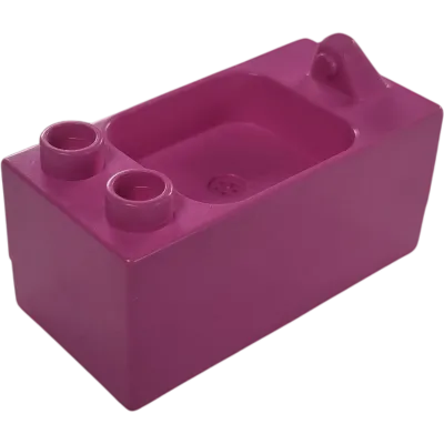 Lego Duplo 6473 Badewanne Spüle Rosa